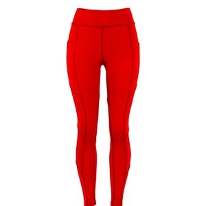 PopFit Red Leggings Size Large